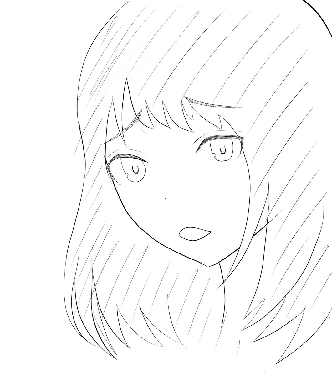 あそこではたらくムスブさん(模写) 