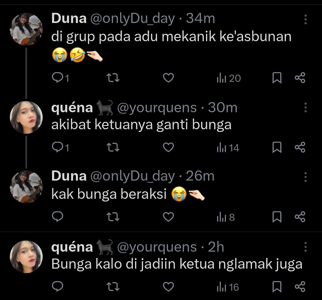 seaberry_bunga's tweet photo. pantes kupingku gatel drtadi 😌 https://t.co/tmh4atwmlL