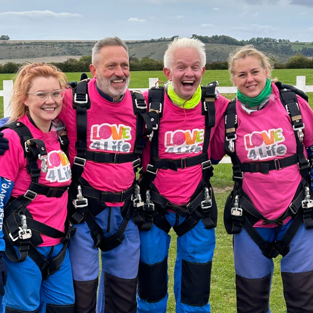 A huge congratulations to Jim, Jenna, Mark, and Lauren from the Love4Life team for successfully completing their skydive to raise funds for Love4Life! 🎉🙌 

#Love4Life #LearningDisabilities #Autism #SkyDive #Fundraising