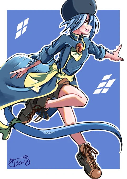 「風を切って行こう」うちの子リザちゃん!#リザの冒険日記 