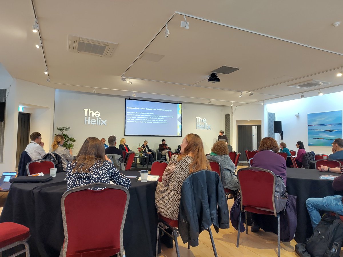 Dr Maeve O'Dwyer (@odwyermaeve) on Twitter photo Excited to be kicking off the TEU Teaching and Learning Week at <a href="/DCU/">Dublin City University</a> with a panel on student engagement Excited to be kicking off the TEU Teaching and Learning Week at <a href="/DCU/">Dublin City University</a> with a panel on student engagement