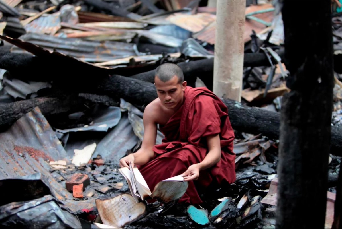 PersecArchive's tweet image. In October 2012, a mob of thousands attacked and destroyed nearly 50 Buddhist temples and homes in Ramu, a town in southeastern Bangladesh. The violence was sparked by a false rumor that a local Buddhist man had posted an offensive image of the Quran on Facebook. Despite the…