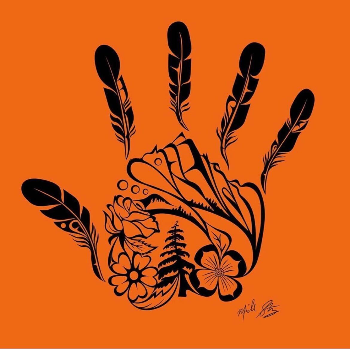 NWAC (@nwac_ca) on Twitter photo Today, we're wearing orange to honour the Indigenous children and families affected by residential schools in Canada - a colonial system that left generational scars on the Indigenous community.
Artwork shared from Michelle Stoney (<a href="/mstoneyart/">Michelle Stoney</a> on Instagram). Today, we're wearing orange to honour the Indigenous children and families affected by residential schools in Canada - a colonial system that left generational scars on the Indigenous community.
Artwork shared from Michelle Stoney (<a href="/mstoneyart/">Michelle Stoney</a> on Instagram).