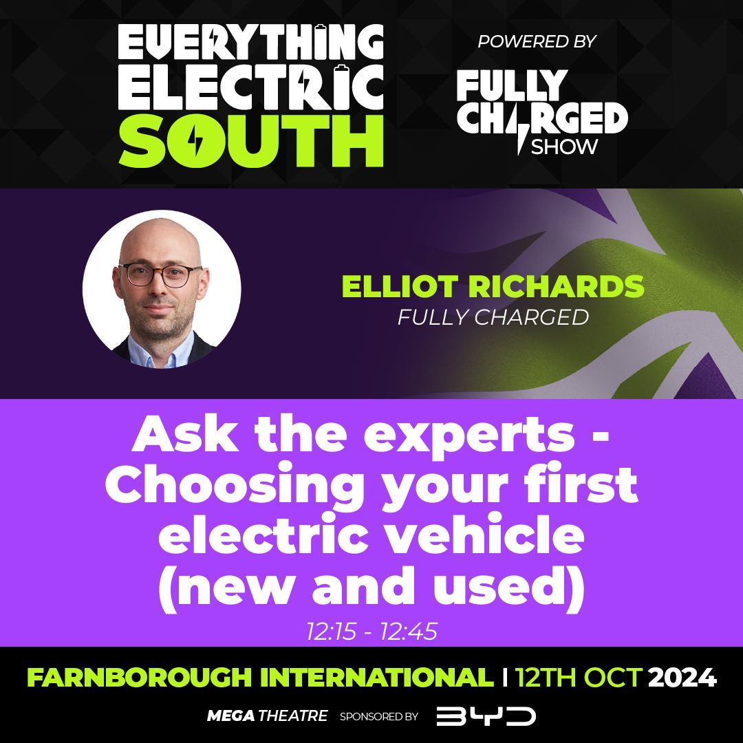 Everything Electric SHOW & EXPO (@everyth1ngelec) on Twitter photo Looking for some advice on where to buy your first EV? Who better to find out from than the experts!
Join Elliot next weekend at #EverythingElectricSOUTH to learn everything you need to know before buying.
🎟️ buff.ly/3UVOuay <a href="/BYD_Europe/">BYD Europe</a> Looking for some advice on where to buy your first EV? Who better to find out from than the experts!
Join Elliot next weekend at #EverythingElectricSOUTH to learn everything you need to know before buying.
🎟️ buff.ly/3UVOuay <a href="/BYD_Europe/">BYD Europe</a>