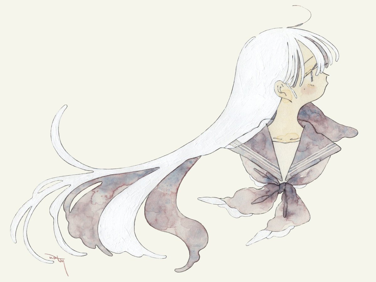 「#これを見た人は横顔の画像を貼れ 」|watariのイラスト