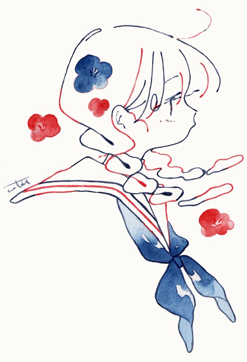 「#これを見た人は横顔の画像を貼れ 」|watariのイラスト