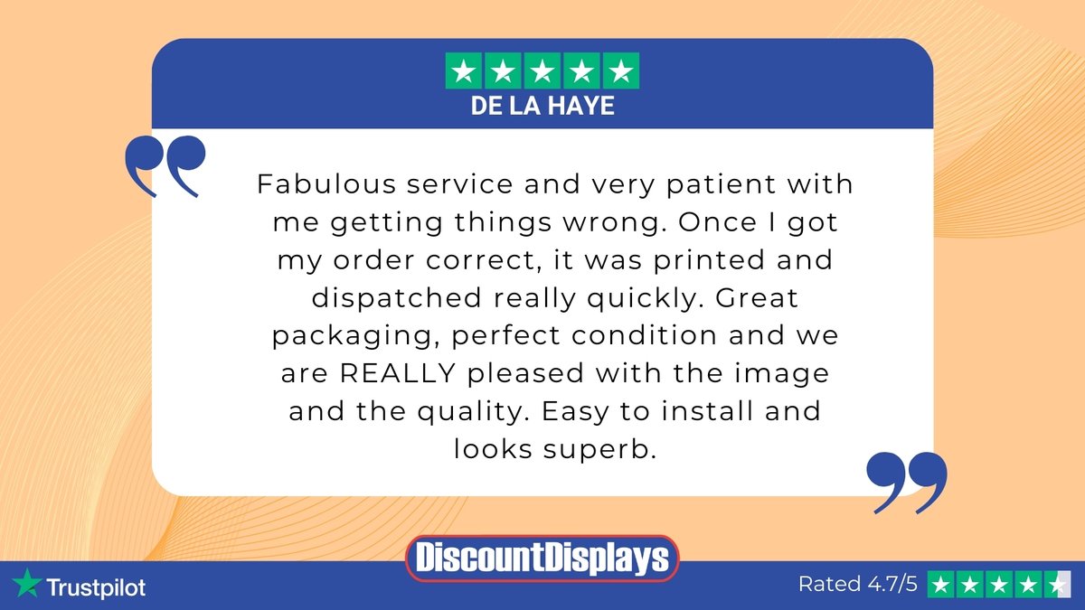displayexperts's tweet image. ✨Testimonial✨

Thank you to De La Haye for leaving a glowing 5-star review!

Head over to our bio and follow our Trustpilot link to let us know your experience. 

#discountdisplays #trustpilot #excellentrating #customerservice