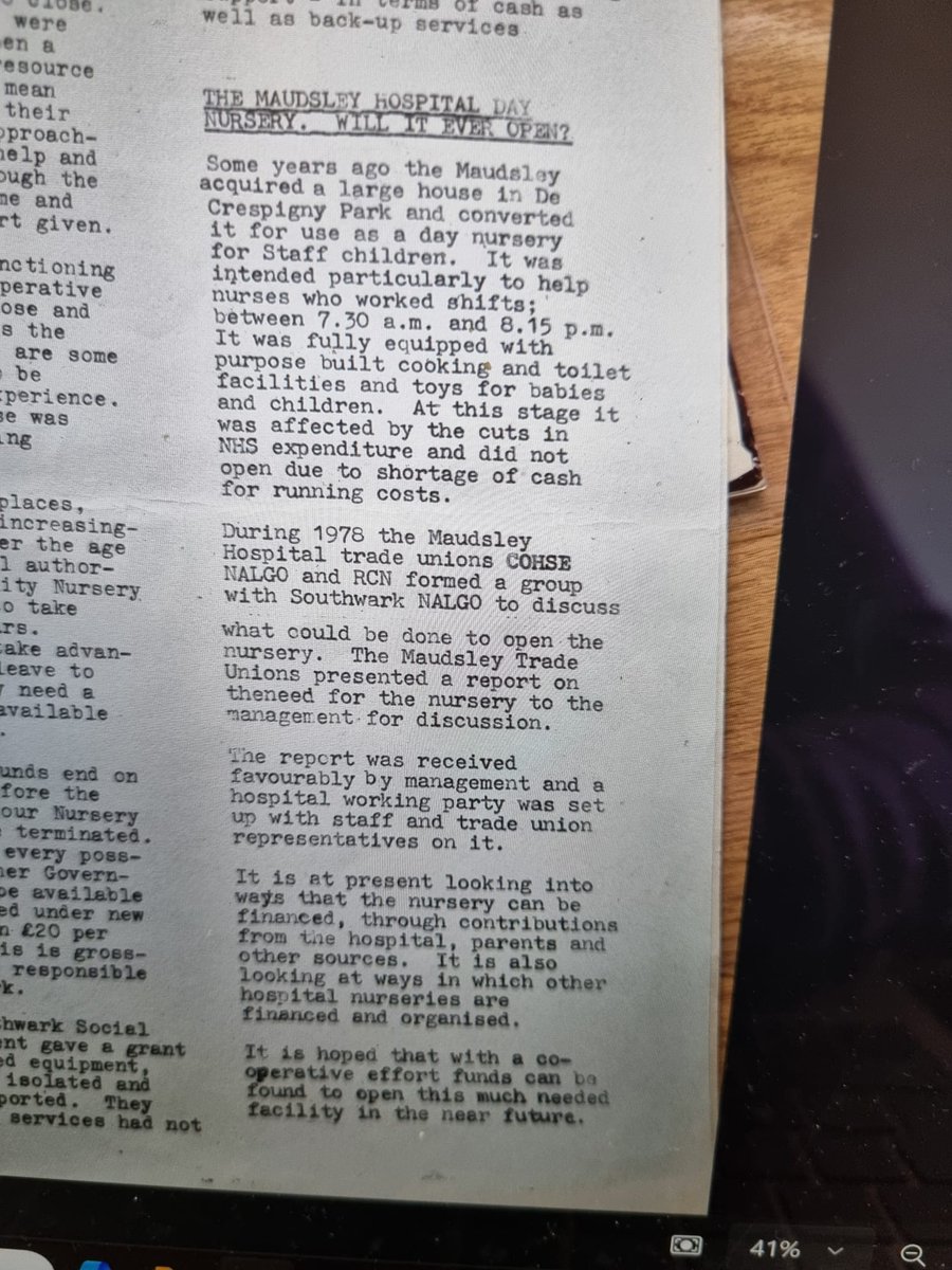 save our NHS nurseries Denmark Hill tweet media