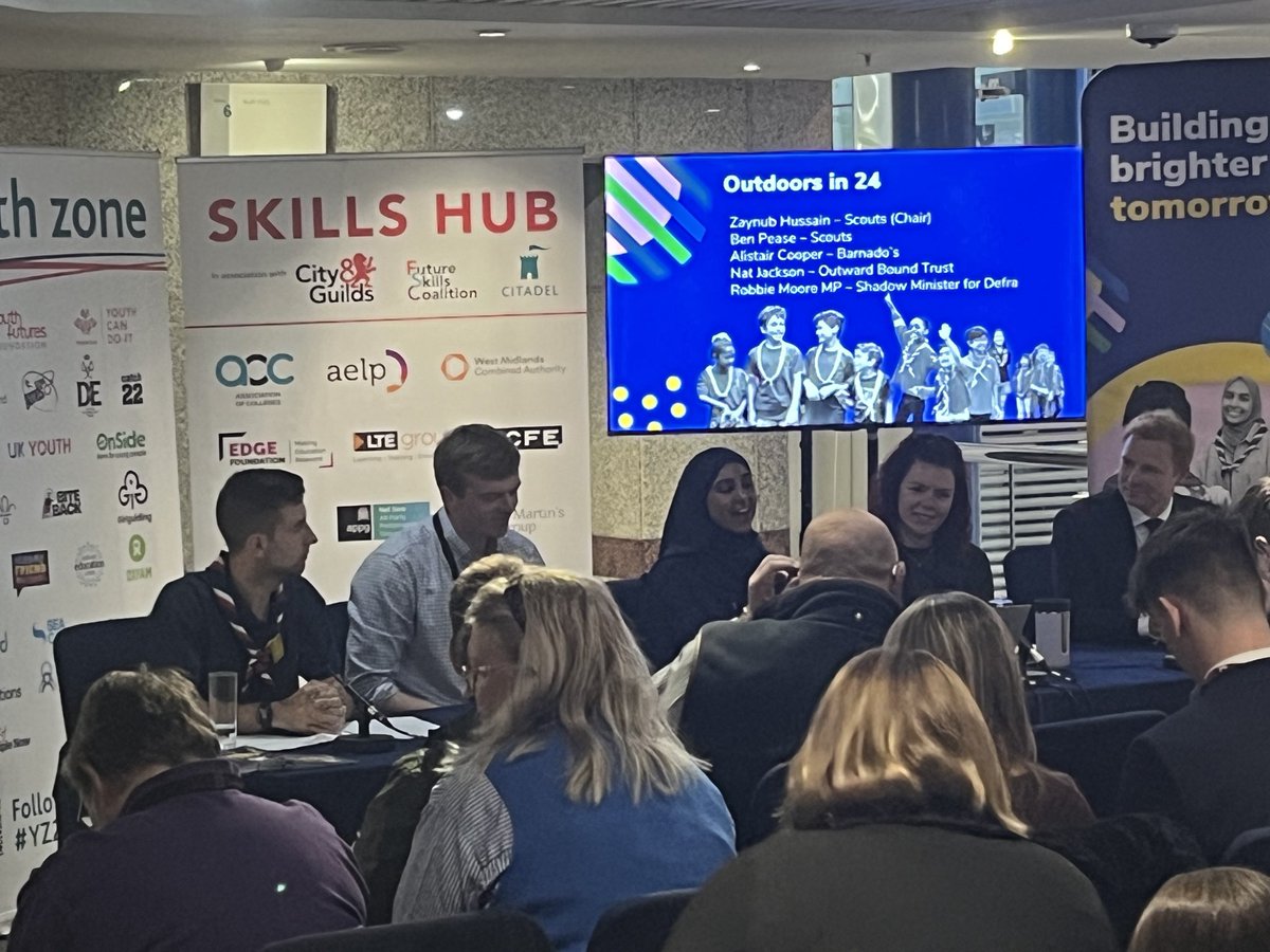 “Outdoor in 24” ⁦<a href="/scouts/">Scouts</a>⁩ fringe event in the #YouthZone #CPC24