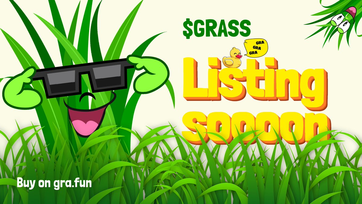 grassfun's tweet image. Are you ready for $GRASS? 😎