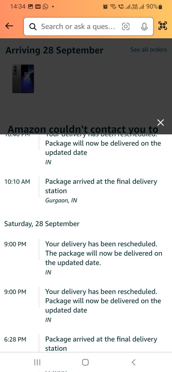 AshishMehtaIN's tweet image. @AmazonHelp @amazonIN @AmazonScience @JeffBezos @jagograhakjago Everyday rescheduled even after paying in advance. #bycottAmazonIndia
