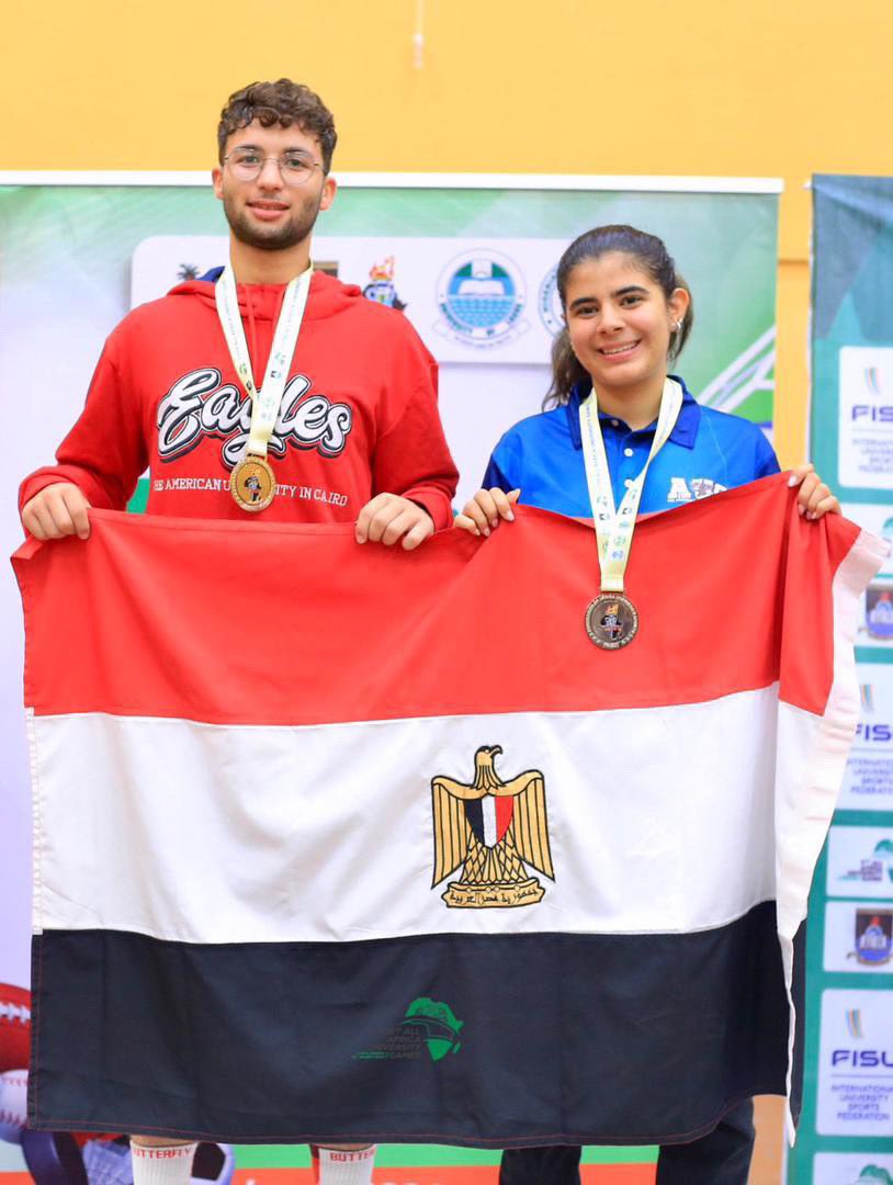 ITTFAfrica's tweet photo. Congratulations to our youth players for making it to the podium at the recently concluded @fasuafrica Games, representing their respective colleges with pride!

Yassin Wael 🇪🇬 
Roaa Amr Elnaghi 🇪🇬 
Boboye Samuel 🇳🇬 
Hope Udoaka 🇳🇬 https://t.co/DhfPxdBLm2
