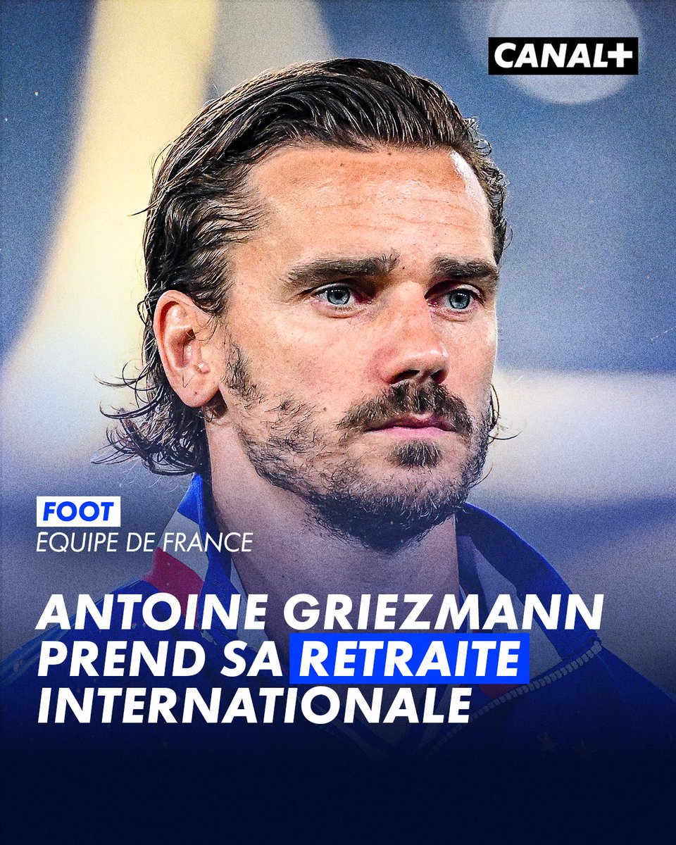 🚨 Antoine Griezmann annonce sa retraite internationale !

L'attaquant des Bleus quitte la sélection après 137 capes sous le maillot tricolore

Merci Grizou 🇫🇷