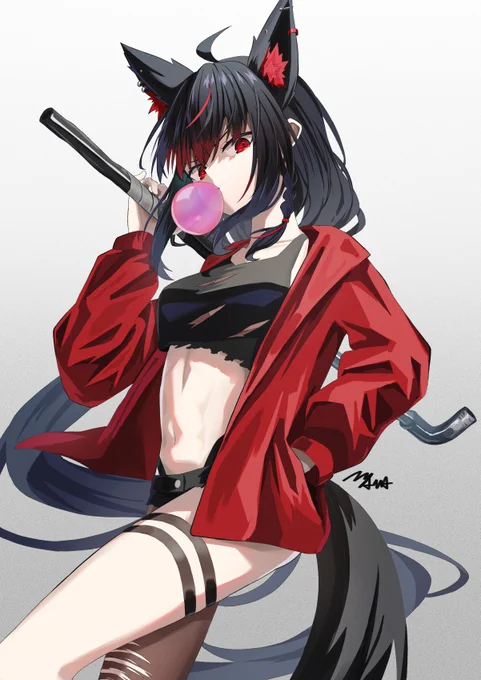 #絵フブキ 黒上フブキ 