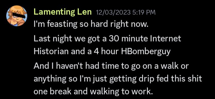 I found this moment in my logs and did not even realize this is an Image Taken Moments Before Disaster holy cow