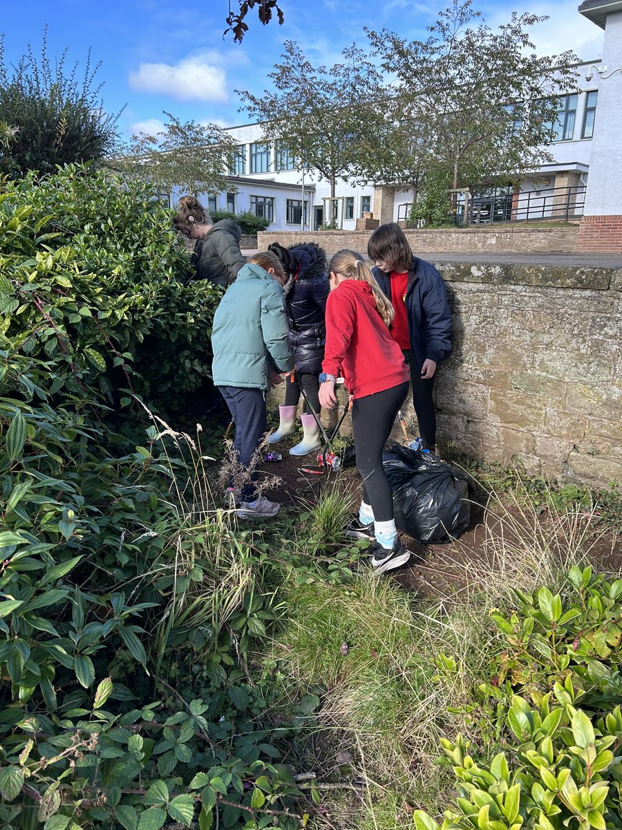 A huge well done to our P6 Eco Committee for doing their bit during The Big Clean Up! We are adding 5.5kg to the running total of litter collected in and around Duns 🗑️🚯💚🌿