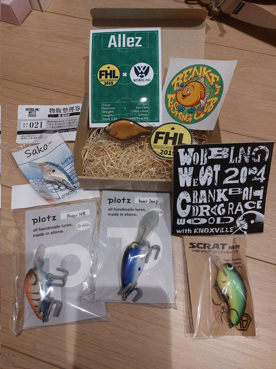hidetakasan50up's tweet photo. CDRWとはクランクベイトを買いに行くイベントでは無いはずなんだが🤔
大会では完敗でしたがルアーはしっかりゲットしてきました✨

 #CDRW
 #KNOXVILLE
 #サコー
 #plotz
 #FHL
 #MONKEYBRAINBAITS https://t.co/doBap7ZvRz