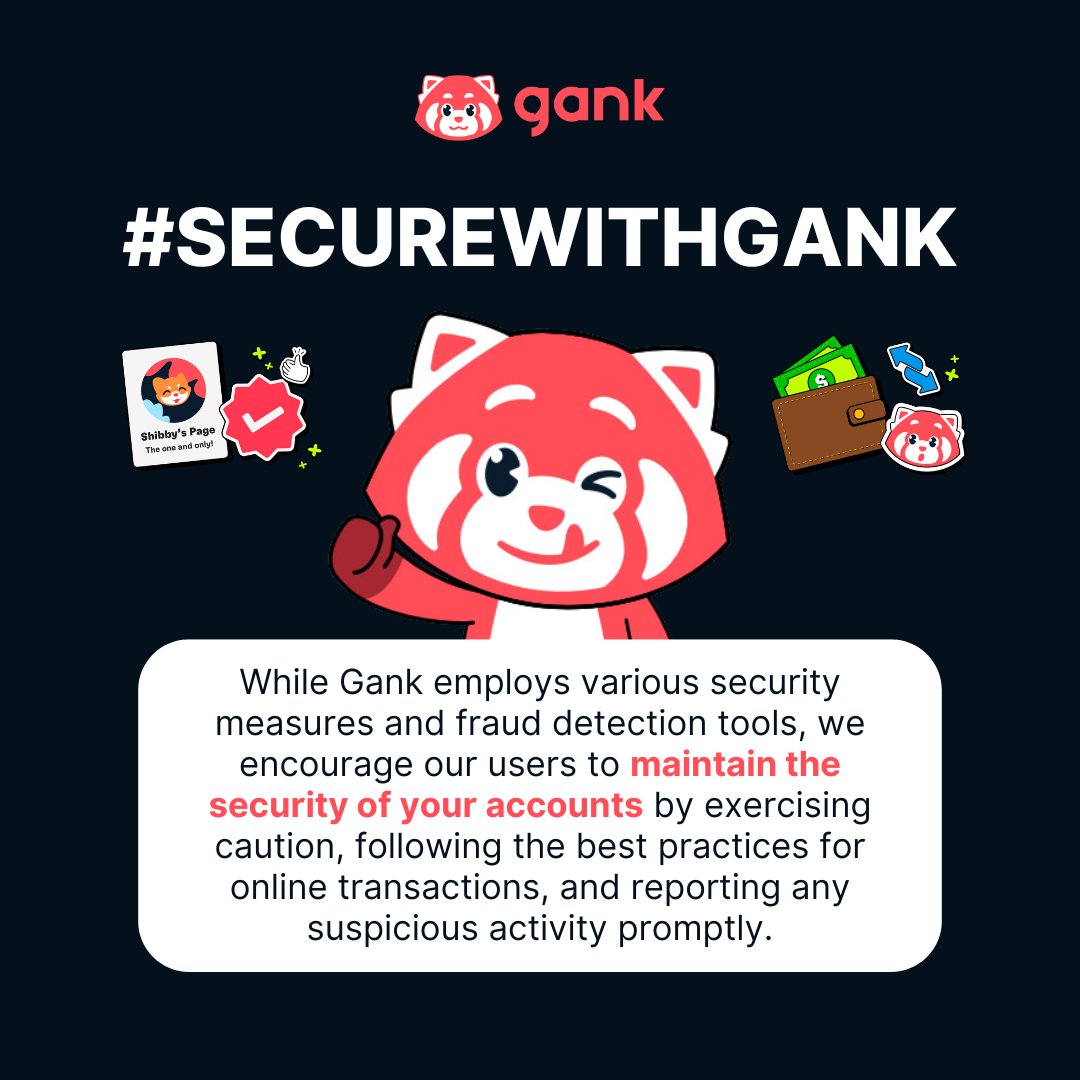 ganknow's tweet image. 🚨 We heard you! To give our creators more peace of mind, we&apos;re rolling out 2FA (Two-Factor Authentication) via email🔐 

Protect your account and earnings with an extra layer of security with the latest #GankUpdate. Just follow these steps to set up👍 #AccountSecurity #GankNow