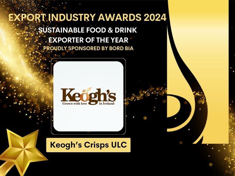 🎉 Congrats to <a href="/Keoghsfarm/">Keoghsfarm</a> on winning Sustainable Food &amp; Drink Exporter of the Year! 🌱🥂Sponsored by <a href="/Bordbia/">Bord Bia - The Irish Food Board</a>, this award highlights <a href="/Keoghsfarm/">Keoghsfarm</a>'s achievements in the food and drink sector and your commitment to sustainability and innovation. #2024ExportIndustryAwards