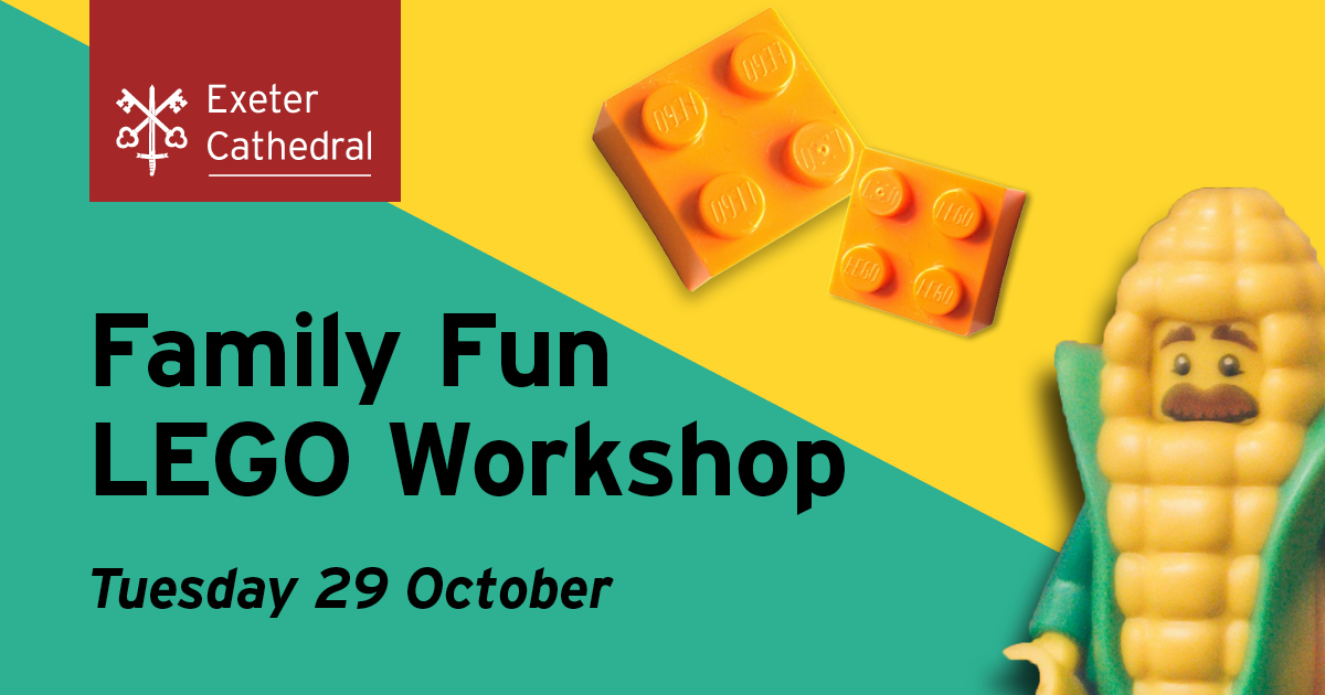 Join us tomorrow (29 October) for exciting family fun LEGO workshops in the magnificent setting of Exeter Cathedral. Book your ticket now bit.ly/LEGO-ec
#ExeterCathedral #YourCathedral <a href="/VisitDevon/">Visit Devon</a> <a href="/visitexeter/">Visit Exeter</a>