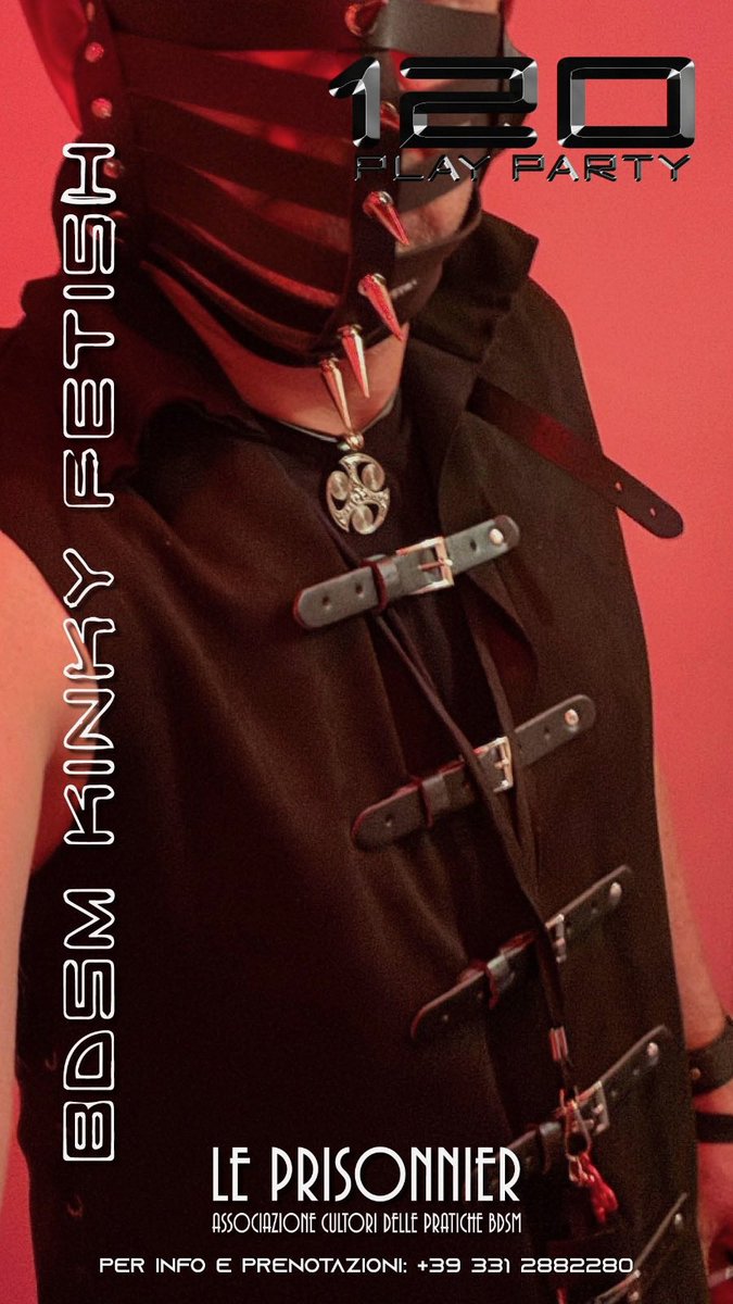 Diabo_lik72's tweet photo. Iniziamo la stagione degli eventi!
Vi aspetto il 18 ottobre a Le Prisonnier a Brescia per il 120 Play Party
Sarò presente come ospite con @Miss_Eva_Medea e la mia #slave @LadyBooty74
Vuoi venire a giocare con noi?
#Master #playparty #bdsm #bdsmevent https://t.co/7rjlgxUgrR
