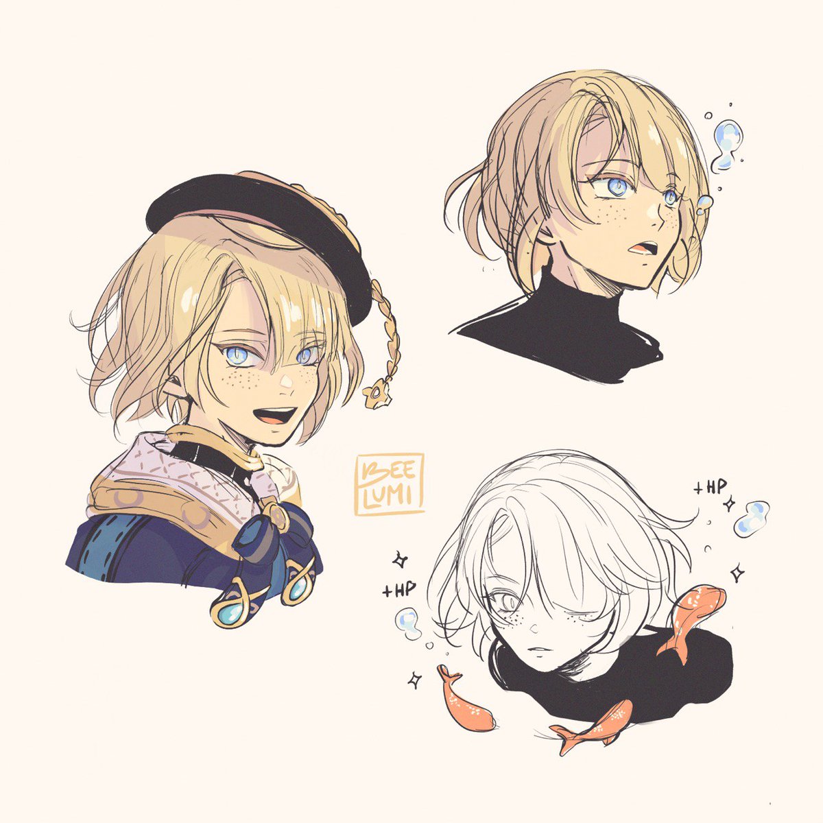 beelumi_'s tweet photo. Love him dearly 🫧  #freminet #genshinimpact #原神 https://t.co/HMA0Oy8M8w