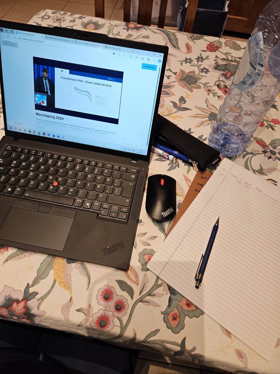 Spennt fyrir #menntaþing í dag 😀#menntaspjall
