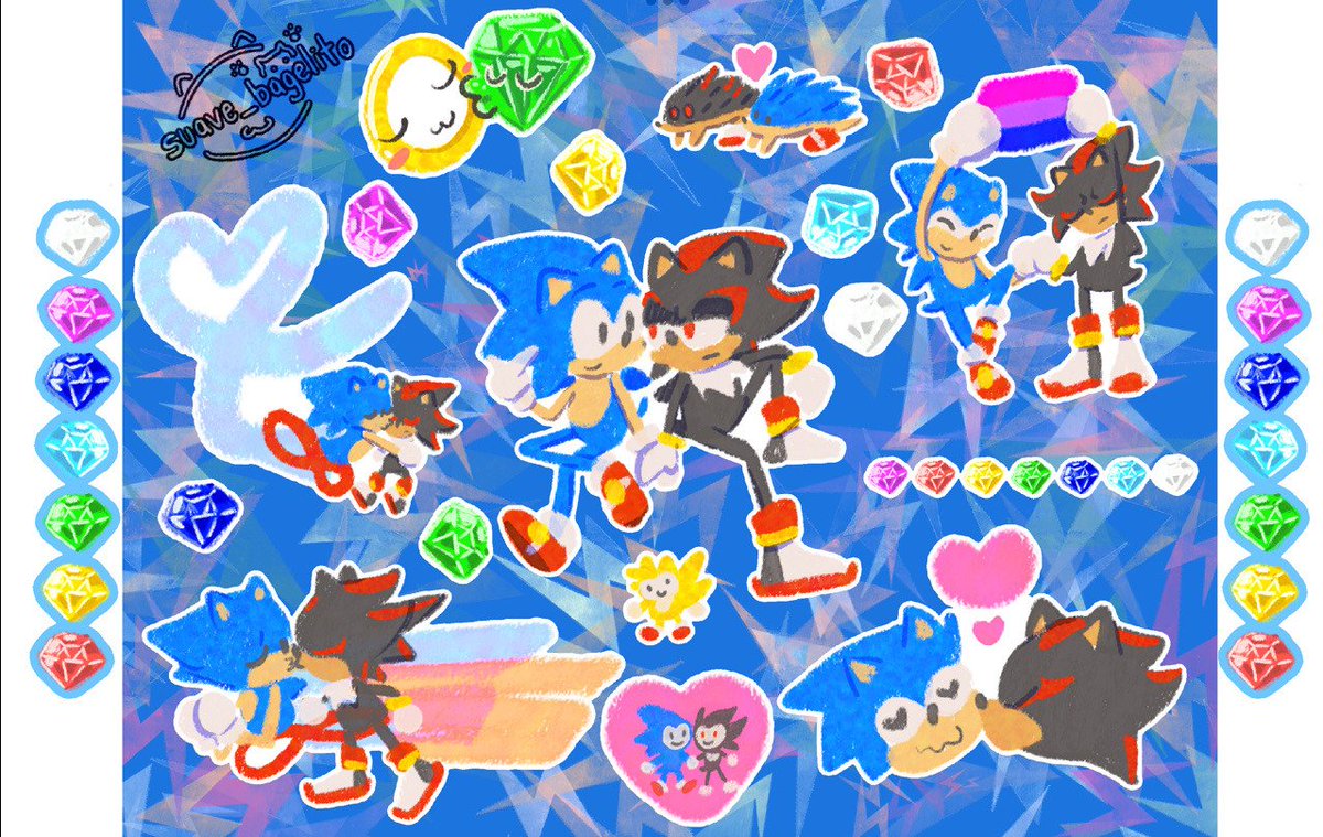 Yeah he likes latinas but also the blue blur
#sonadow