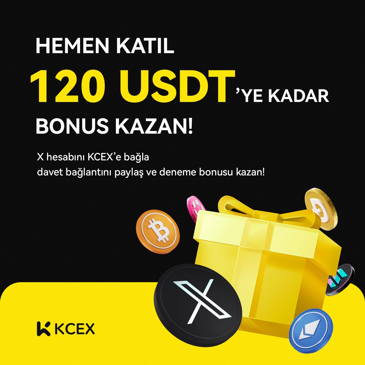 🎉 X Hesabını Bağla, Görevleri Tamamla ve 120 USDT'ye Kadar Kazan!🎉

X hesabınızı KCEX’e bağlayın ve davet bağlantınızı paylaşarak harika bir ödül fırsatı yakalayın! 🎁

Bu fırsatı kaçırmamak için hemen harekete geçin👇
bit.ly/yenikullanıcıö…