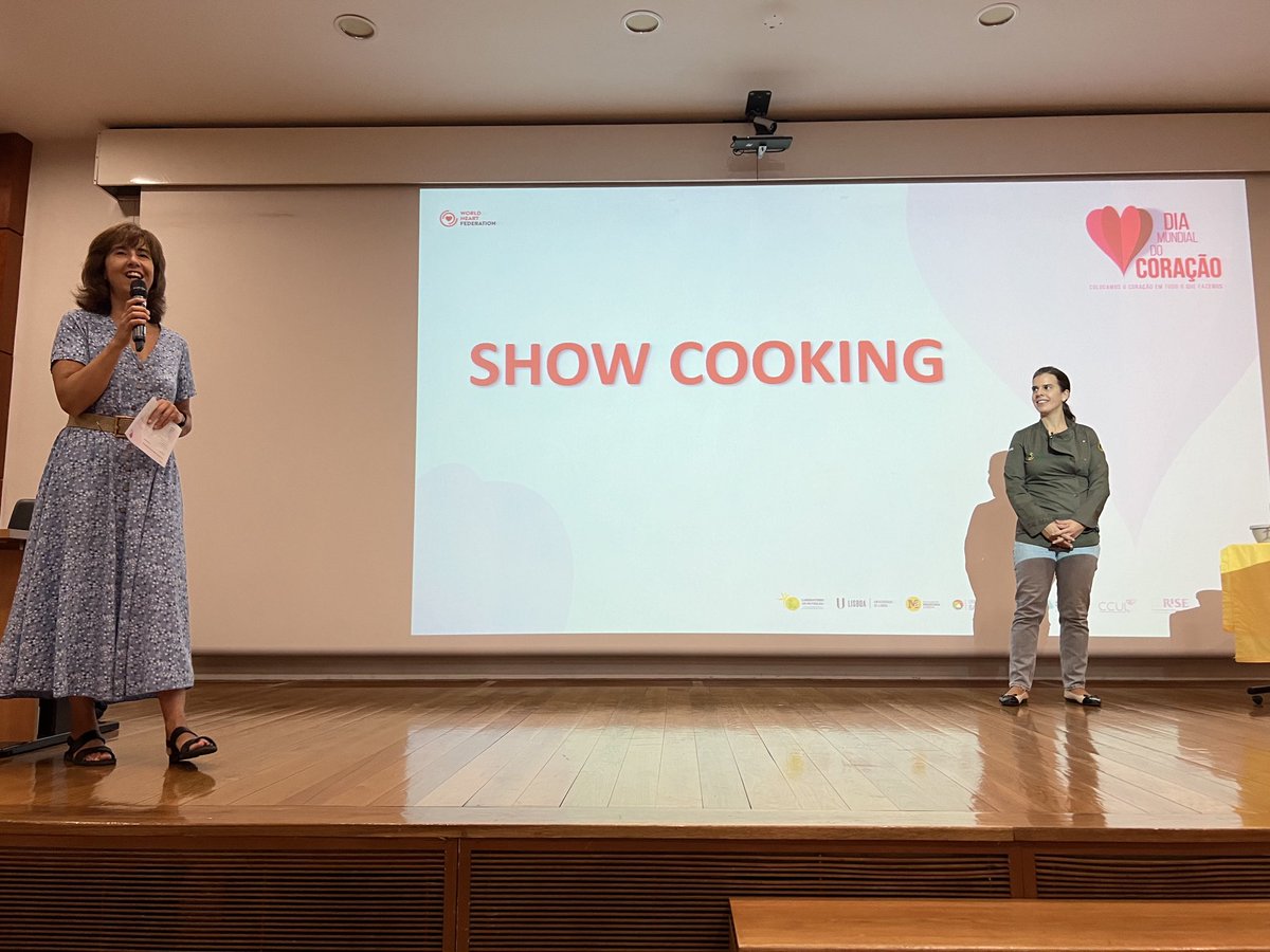 Fausto Pinto (@fjpinto1960) on Twitter photo A começar a celebração do Dia Mundial do coração na <a href="/FUlisboa/">Faculdade de Medicina ULisboa</a> com um show cooking #whd2024 <a href="/worldheartfed/">World Heart Federation</a> A começar a celebração do Dia Mundial do coração na <a href="/FUlisboa/">Faculdade de Medicina ULisboa</a> com um show cooking #whd2024 <a href="/worldheartfed/">World Heart Federation</a>