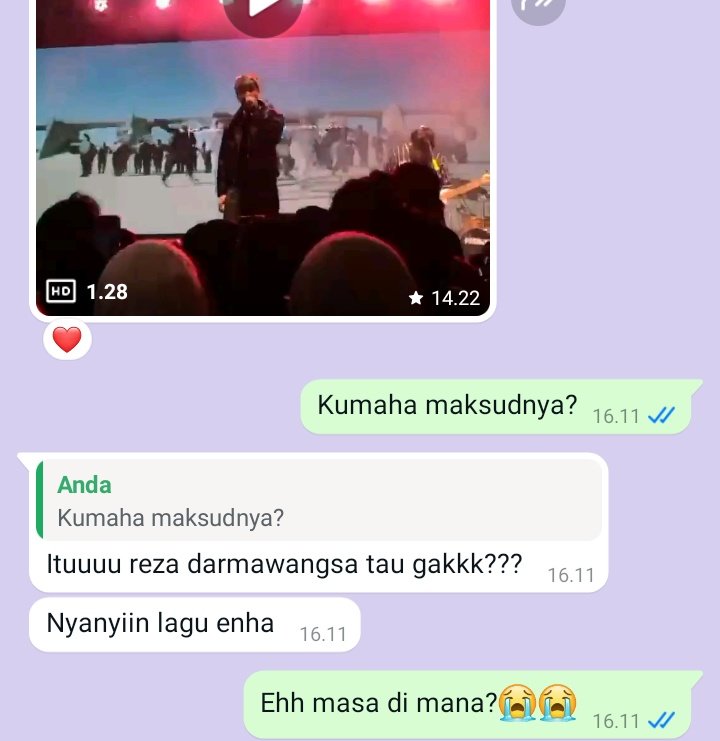 riki_bayigapura's tweet photo. Coba temen gue baik banget 😫🥺😭😭😭 ini abang Reza yang ngecover lagu enha ANJIRR shout out
Engene ~~~ 😭😭😭
Gini doang gue seneng... Thanks my bestie 🥺🥺🤍
#RZD #Enhypen #shoutout https://t.co/NNPQxyLfCG