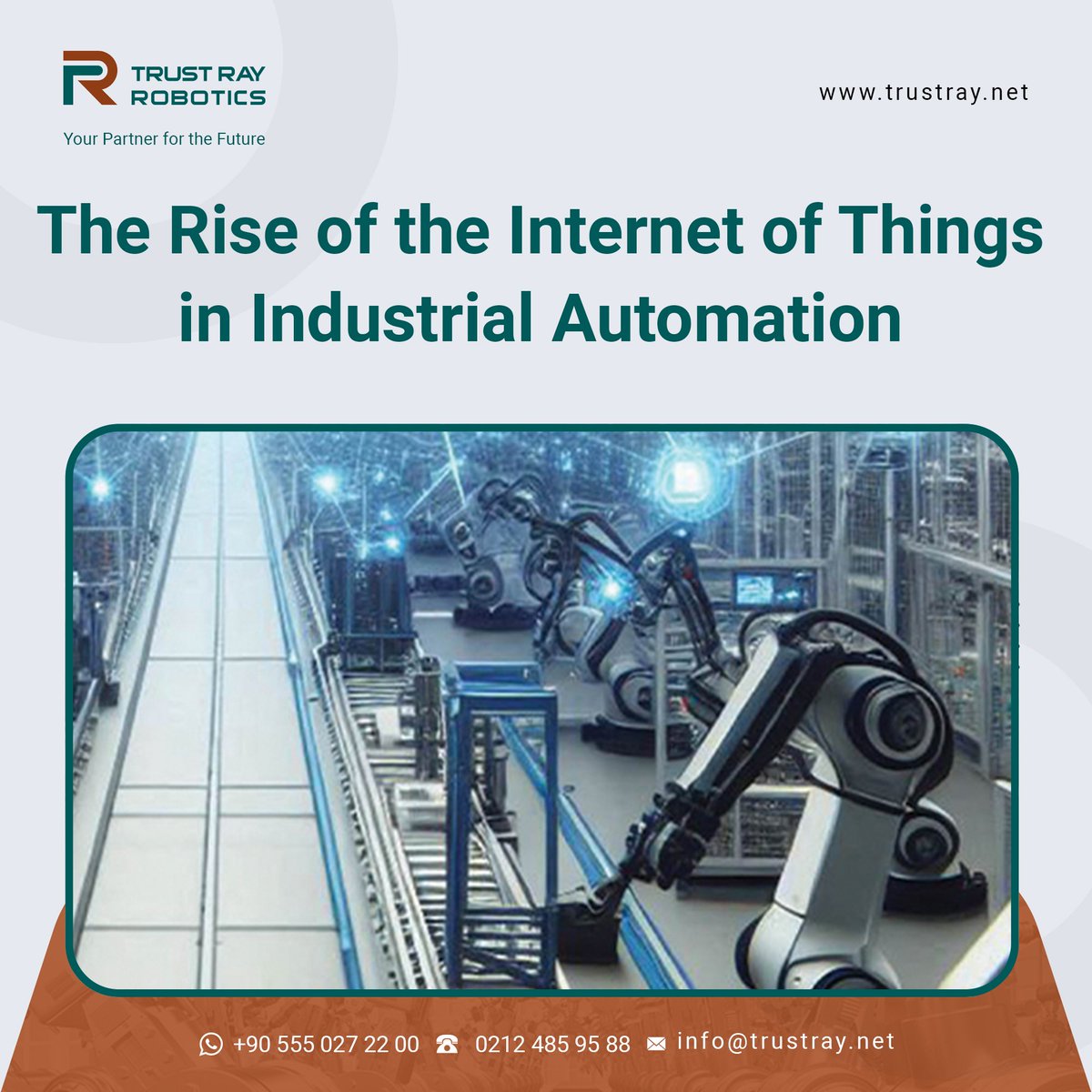 TrustRayRobotic's tweet image. The Rise of the Internet of Things in Industrial Automation
Introduction:
The Internet of Things (IoT) is revolutionizing many sectors today,.....Read more.
trustray.net/blog/post/5e72…
wa.me/05550272200 
#Robotics #Delta_Robot #industrial #company