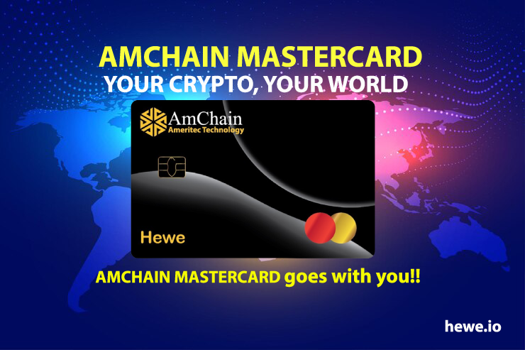 AmChain_20's tweet photo. 💡 How will you use your Amchain Mastercard?
🛍️ Shopping?

🍽️ Dining?

✈️ Travelling?

👉 No matter your purpose:
Visit https://t.co/U2hQtw1VpL today to get this convenient and powerful card.

#Hewe #HeweMastercard #Amchain #Crypto
#Blockchain #AMC #Coinstore #XT https://t.co/s6kVycraTe