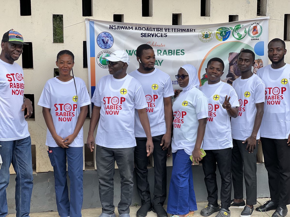 koo_gyebi's tweet photo. Saturday, 28/09/2024, was World Rabies Day. As part of our dedication to the fight against Rabies, today we are embarking on a campaign and mass vaccination against this deadly disease . https://t.co/6wK6lNO0Sh