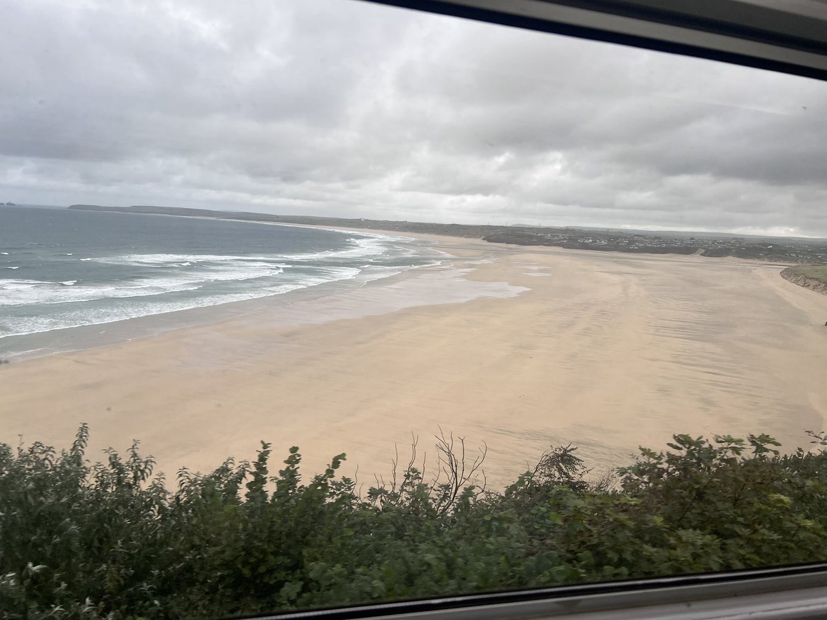 XandF's tweet photo. One of the best views from a British railway? #StIvesBranch https://t.co/2Azoa3kX3J
