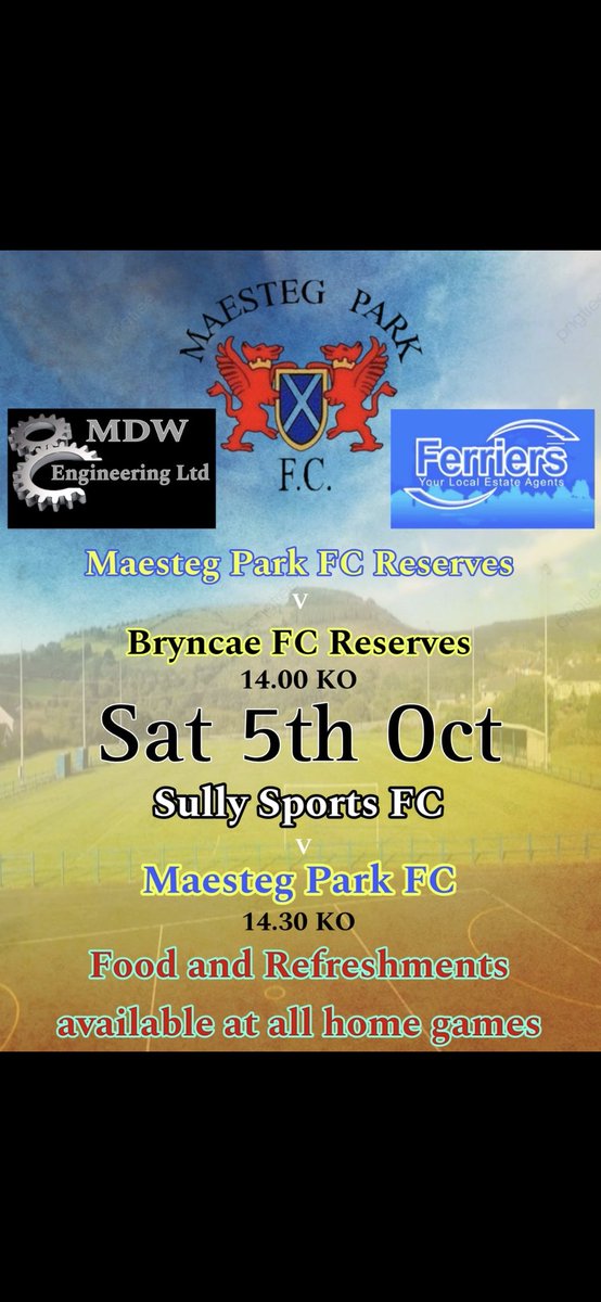 Come along and support the lads ⚽️👍