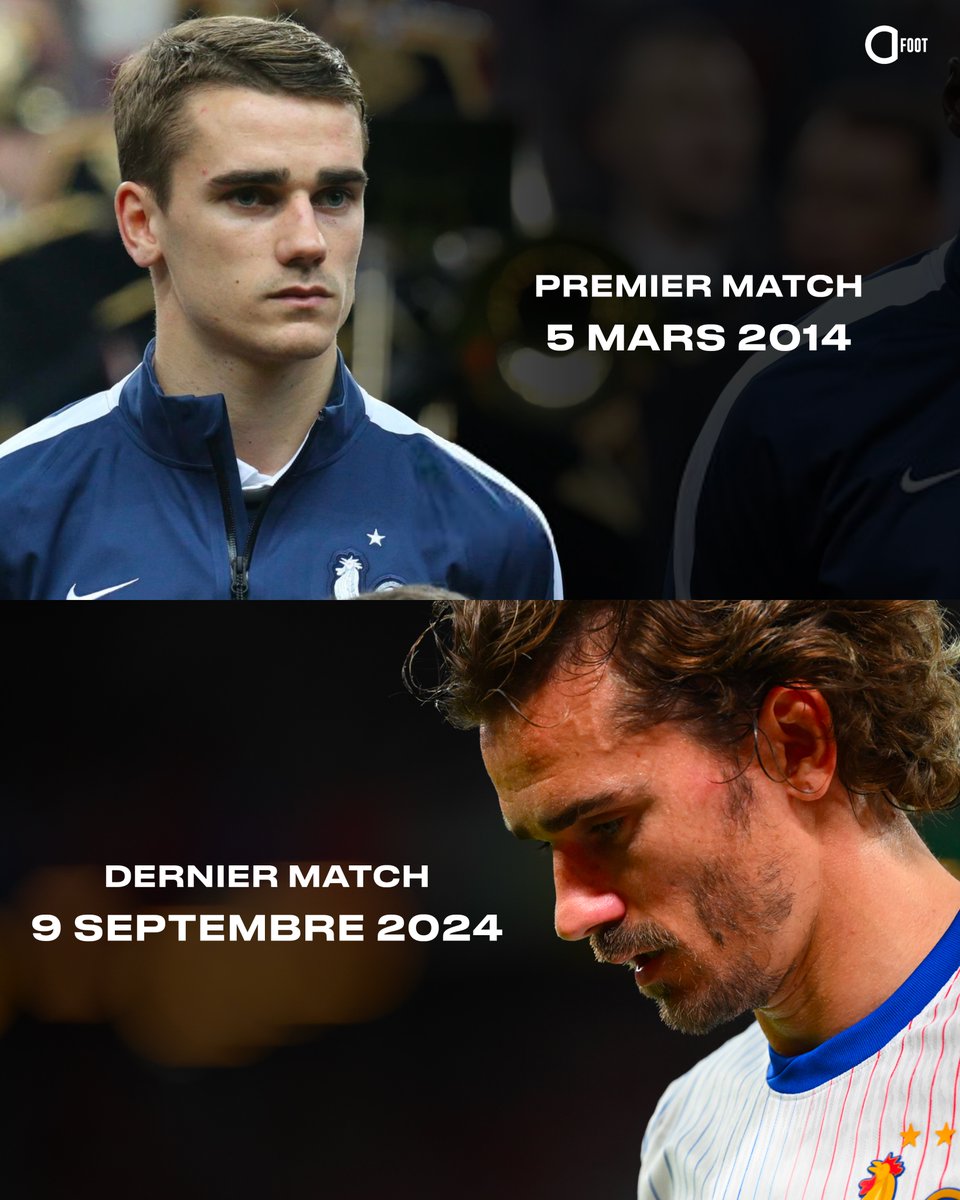 Pendant 10 ans, t'as été un monstre <a href="/AntoGriezmann/">Antoine Griezmann</a> 🇫🇷❤️