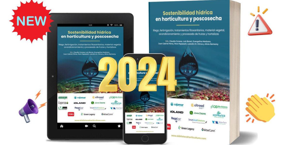 tecno_horticola's tweet photo. 🆕📗#Sostenibilidad hídrica en #horticultura y #poscosecha: Presentación Exclusiva en @FruitAttraction 2024 🙌👏🎉
📌@Cajamar (Stand 7C22 – Pabellón P07)
🗓️Martes 8 de octubre
⏰16 P.M.
Confirma tu asistencia AQUÍ🔗👉https://t.co/KjR3uu623l https://t.co/i2G6VfwjCJ