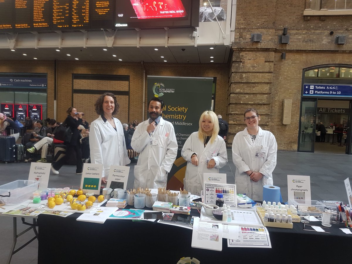RSC Chilterns & Middlesex Local Section (@rsc_chilterns) on Twitter photo Thank you to everyone who attended the <a href="/RoySocChem/">Royal Society of Chemistry</a> Chiltern and Middlesex Local Section Chemistry Busking 2024! 🎉We hope you had a great time and learned some amazing chemistry with us.Stay tuned for our next Chemistry Busking event—coming to a train station near you!🧪 #Science Thank you to everyone who attended the <a href="/RoySocChem/">Royal Society of Chemistry</a> Chiltern and Middlesex Local Section Chemistry Busking 2024! 🎉We hope you had a great time and learned some amazing chemistry with us.Stay tuned for our next Chemistry Busking event—coming to a train station near you!🧪 #Science