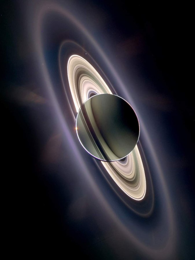 Saturn, shot by Cassini Probe.
NASA