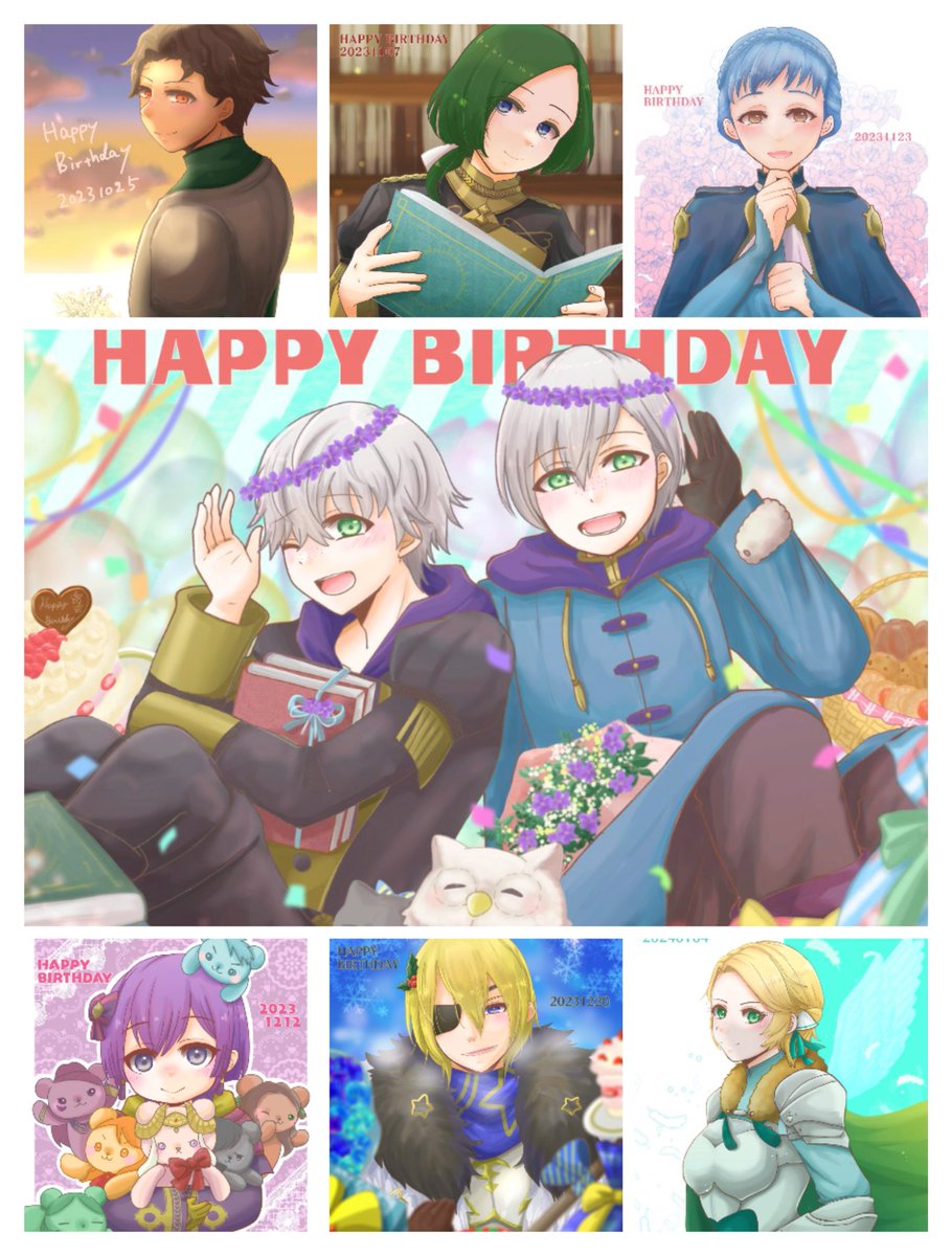 yuurifeh's tweet image. 風花雪月5年目の誕生日絵まとめ！
愛〜〜〜〜〜

#FE3H