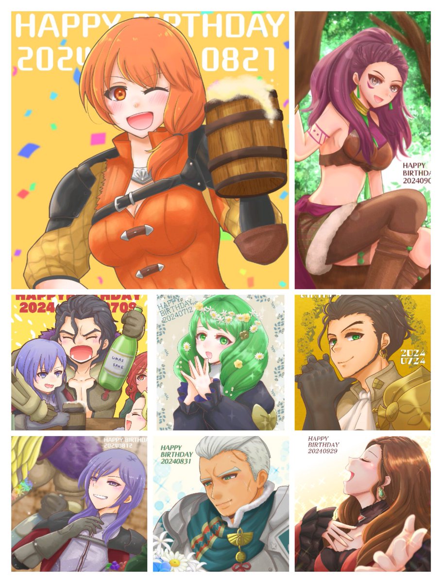 yuurifeh's tweet image. 風花雪月5年目の誕生日絵まとめ！
愛〜〜〜〜〜

#FE3H