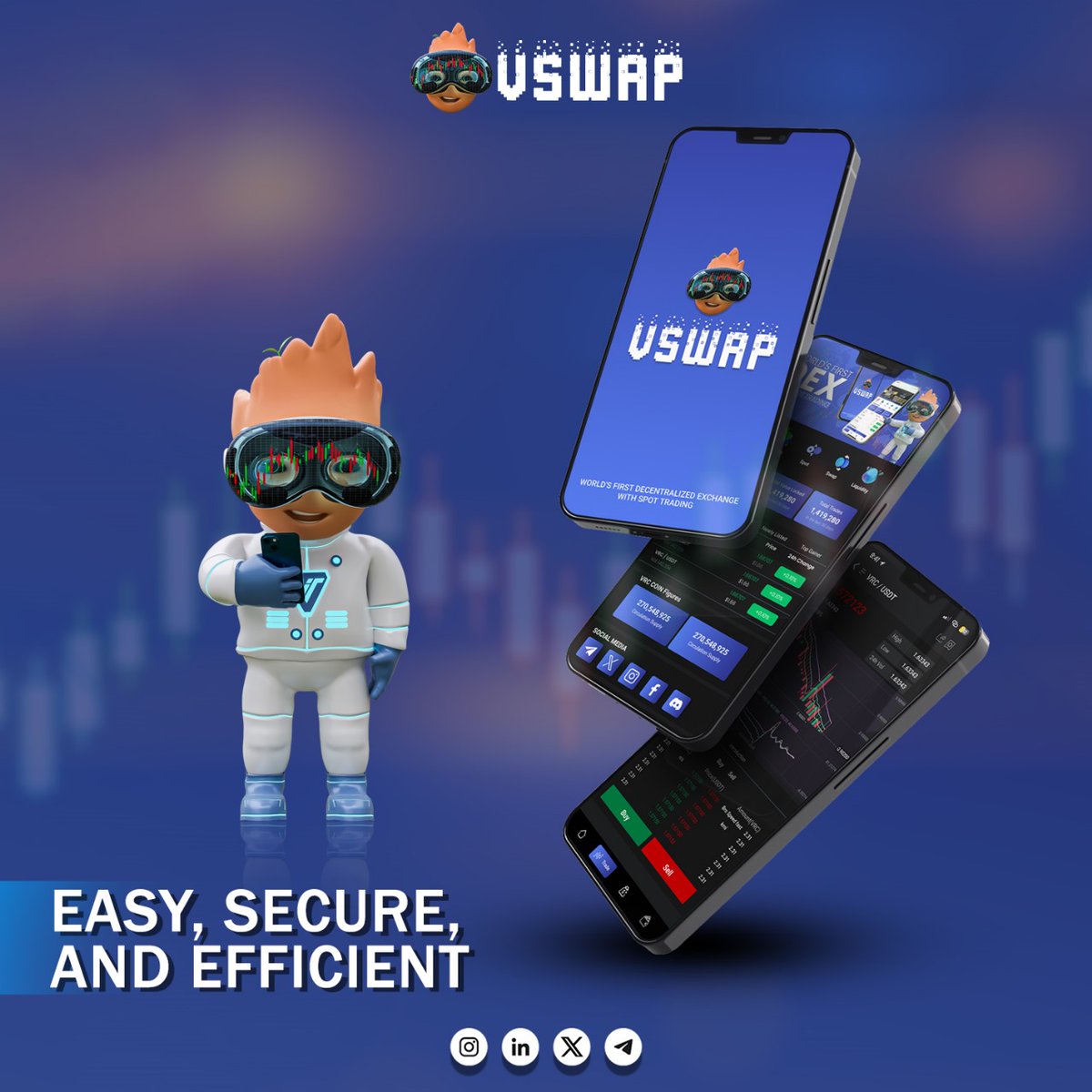 vswapofficial's tweet photo. Swap your crypto effortlessly with #VSwap! Experience secure, efficient, and hassle-free trading.

#VSwap #CryptoTrading #Blockchain #DecentralizedFinance #CryptoInnovation #SecureTransactions #FastTrading #TechInnovation #DeFi https://t.co/aUTSAImdUg