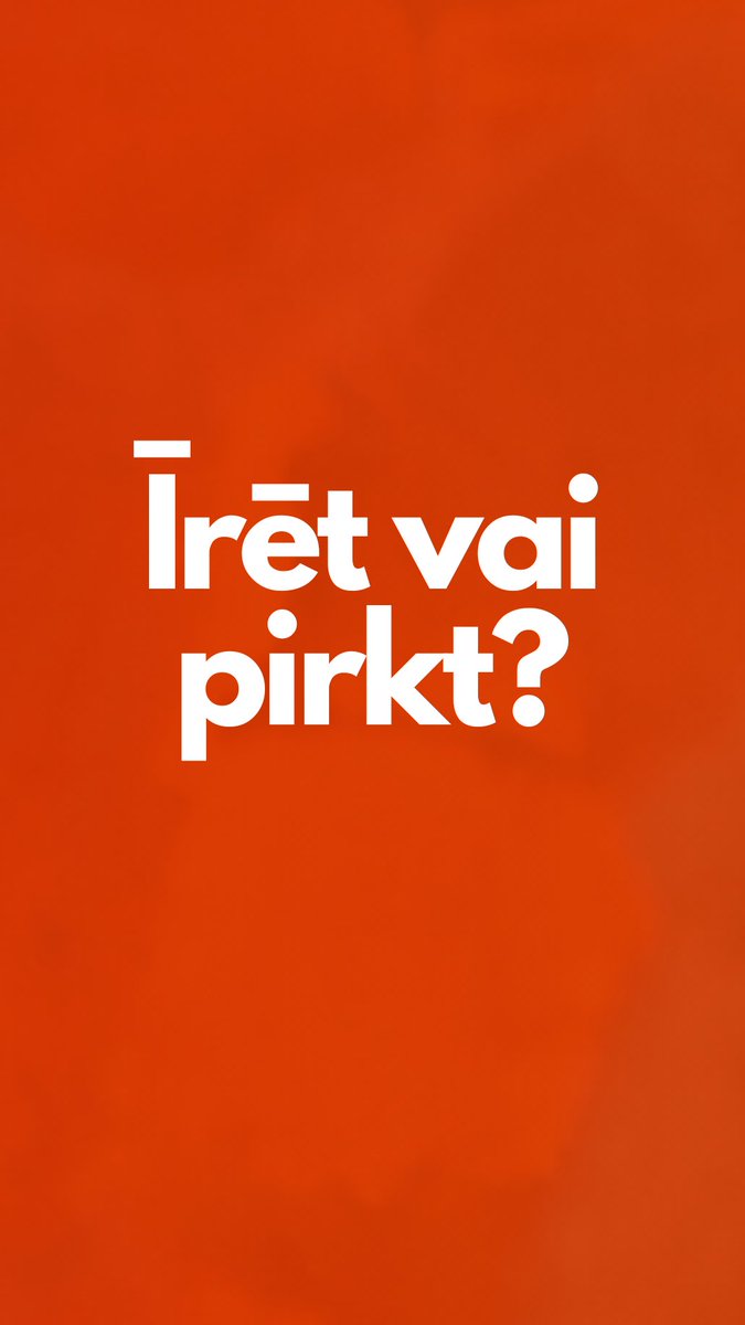 Kas studentam izdevīgāk - īrēt vai pirkt? #ugunskurasarunas par investīcijām ar InGain vadītāju Armandu Liseku. Klausies: open.spotify.com/episode/0gnO4u…