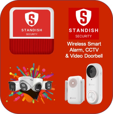 🔒 Secure your home with Standish Security!

Get the latest tech:

Hikvision AX PRO Alarms: Wireless &amp; customisable

Hikvision CCTV: 24/7 video, night vision &amp; remote access

EZViZ Doorbells: See &amp; talk to visitors via your phone

call 07843 628 391 for a free consultation.