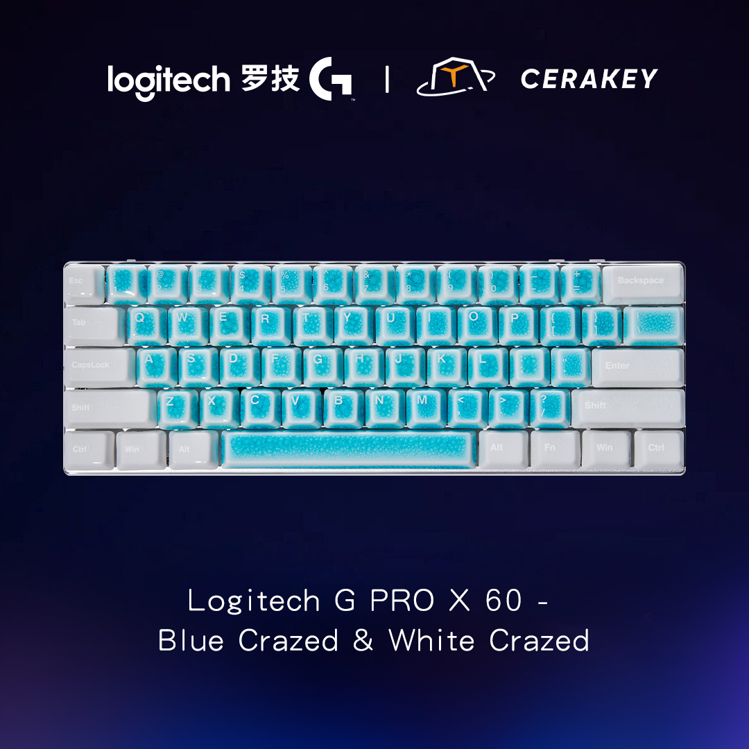 CerakeyOfficial's tweet photo. We have built various combinations with Logitech and are ready for the upcoming zFrontier Digital Entertainment Devices Expo in Shenzhen!🥳

More news will be shared soon!

#cerakey #cerakeycaps #keycap #keycaps #keycapset #keycapdesign #ceramickeycap #meetupfun https://t.co/4vgDYk27gR
