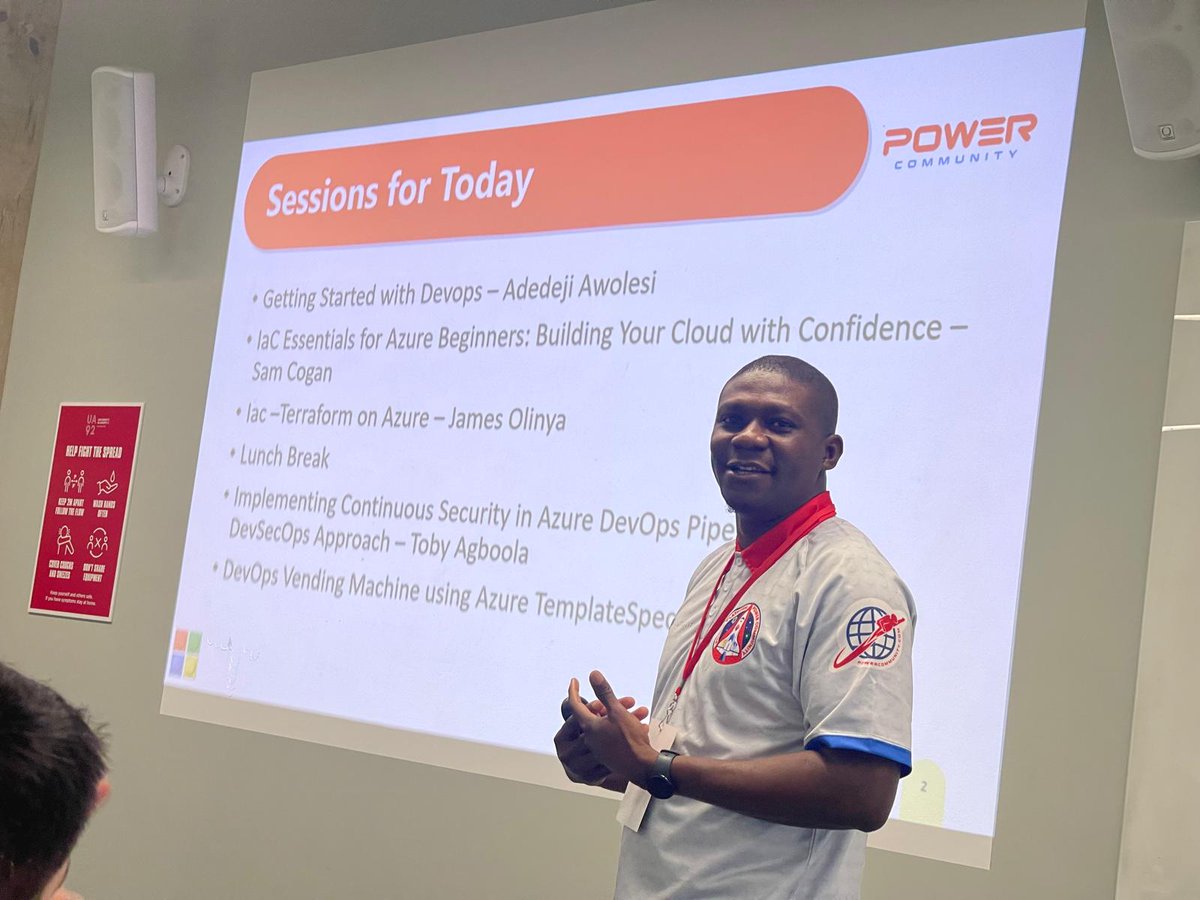 scopnat's tweet image. On Saturday 28th Sept 2024), I led the DevOps track at the #M365Summit in Manchester.

My first session on #IntroductionToDevOps where I shared my insight on the software development cycle.

In my 2nd session, I demo how to automate infrastructure with Azure DevOps

#DevOps #MVP