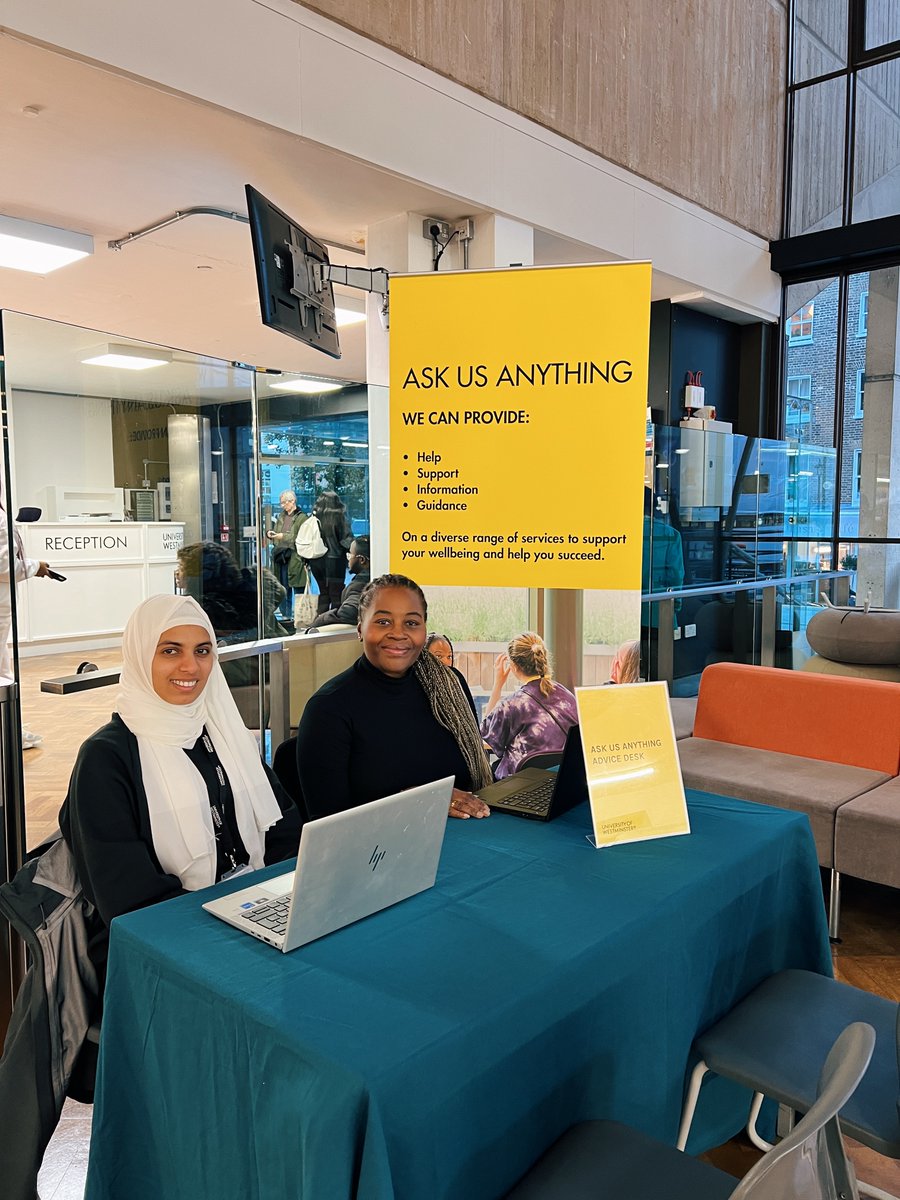UniWestminster's tweet image. Our wonderful students, colleagues and academics are preparing to welcome guests onto campus for our Postgraduate Open Evening this Wednesday ✨ 

Pop by between 5:30-7 pm and explore your options at Westminster 💛

🔗 Book a place here: bit.ly/3MkKIUh #WeAreWestminster