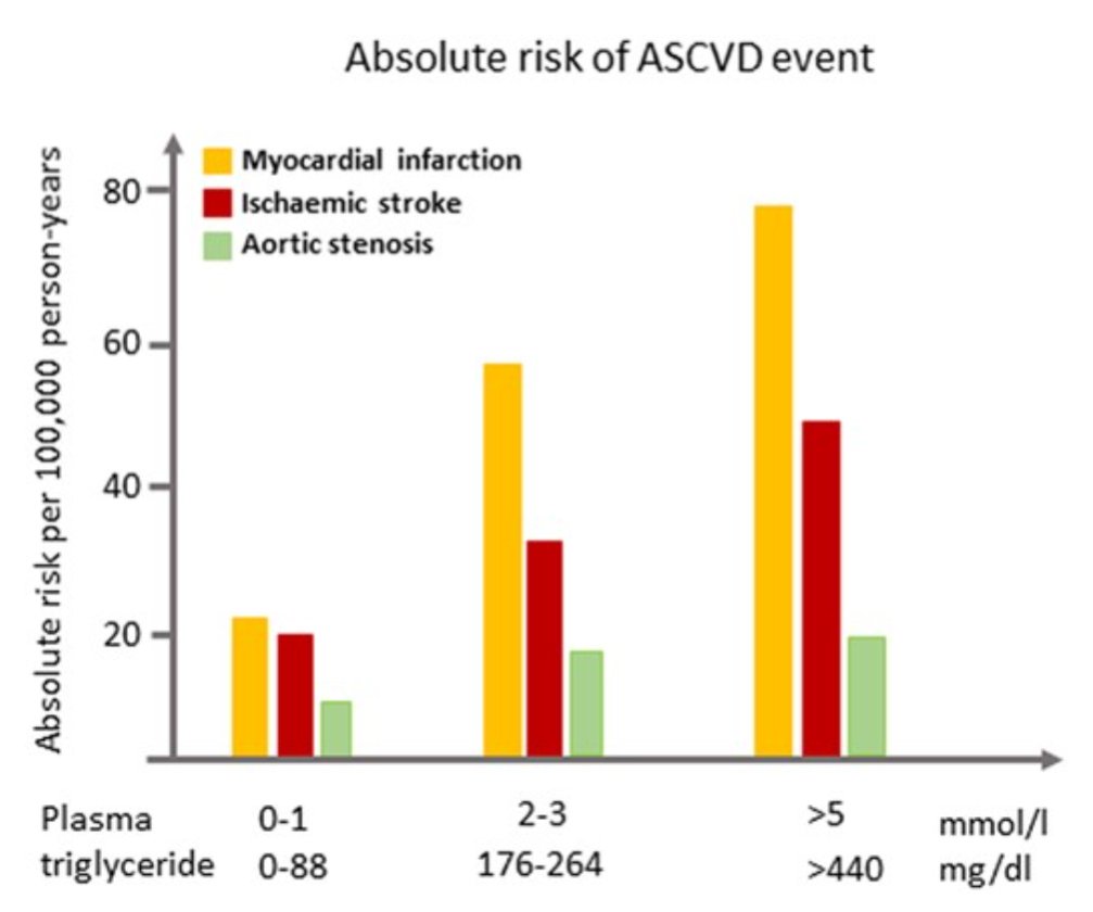 thelowcarb_rd's tweet photo. As your triglycerides increase your absolute risk of a cardiovascular event goes up proportionally. 

The fastest way to reduce triglycerides?

Eat less refined carbs.

https://t.co/GOTl8C2Zei https://t.co/HvEHs0ueUQ