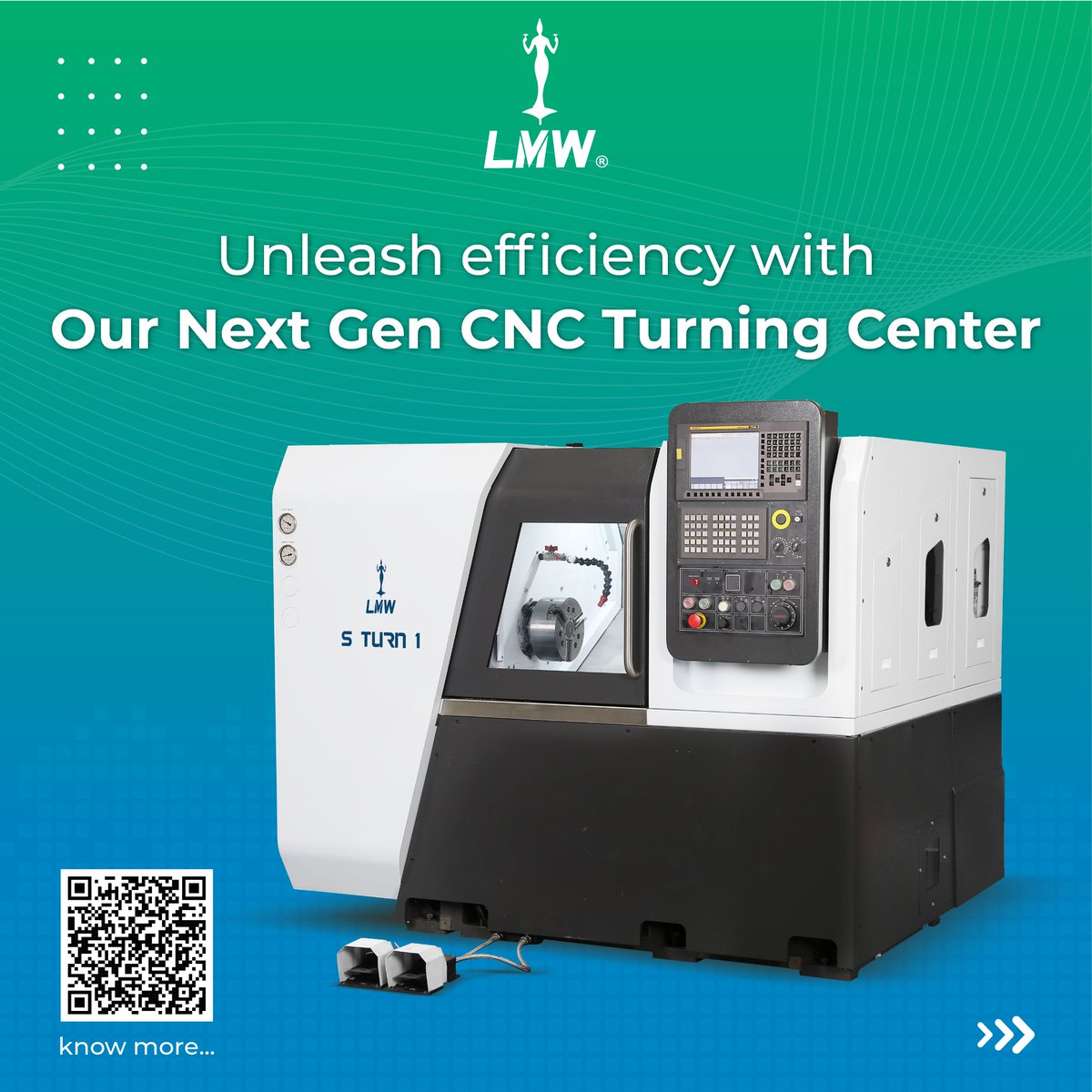 LmwCnc's tweet photo. Experience the next generation of turning centers with the 𝗦 𝗧𝘂𝗿𝗻 𝗜. Combining precision, power, and reliability, it's engineered to excel in high-volume production and precision machining. 

#lmw #LmwCnc #CncMachine #Sturn1 #CNCMachinetool #CNCtruningcenter #CNC #Nextgen https://t.co/7F7CCr7Ryl